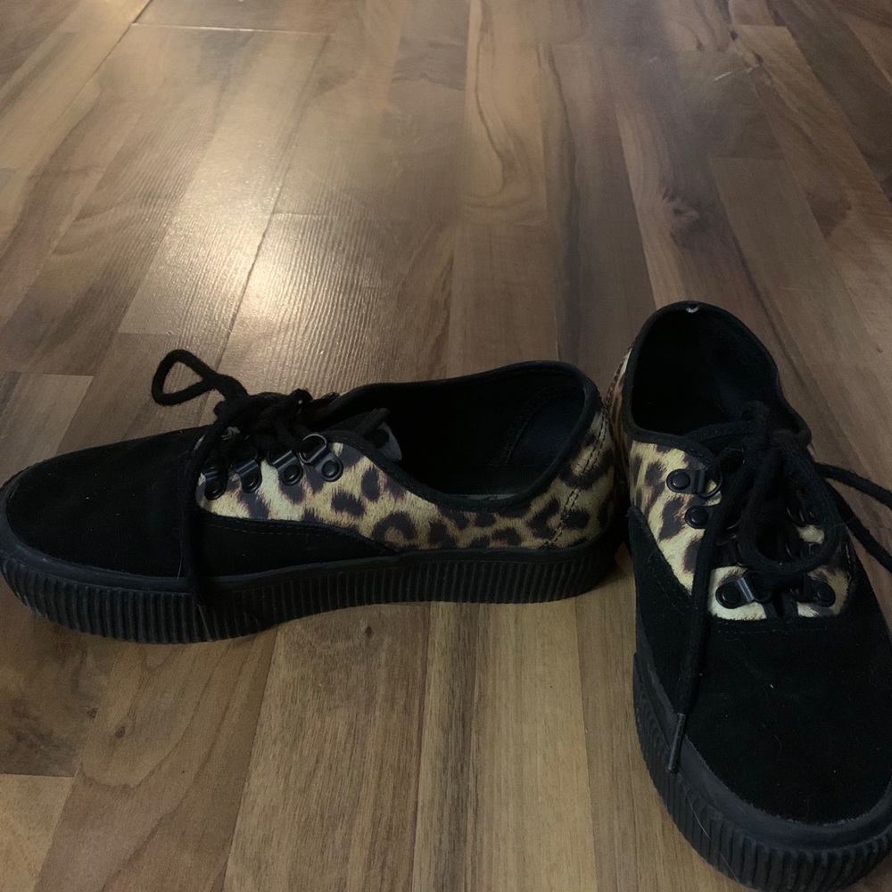 Vans plateform leopard